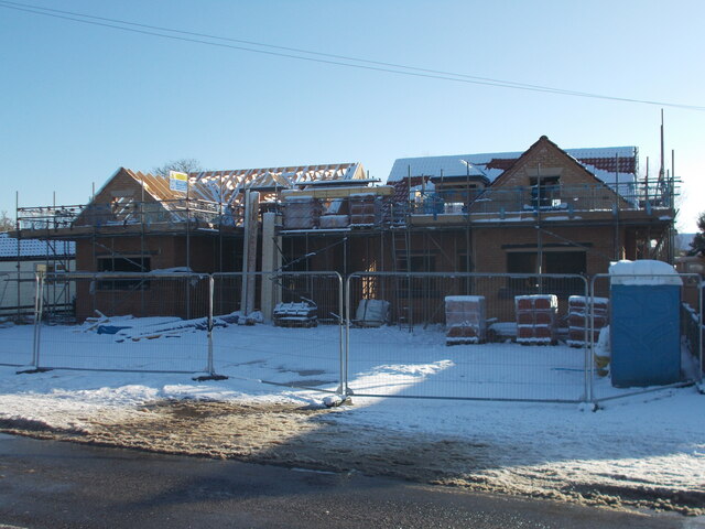 New homes under construction
